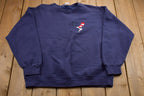 Vintage 1990s Cat In The Hat Embroidered Crewneck Sweatshirt
