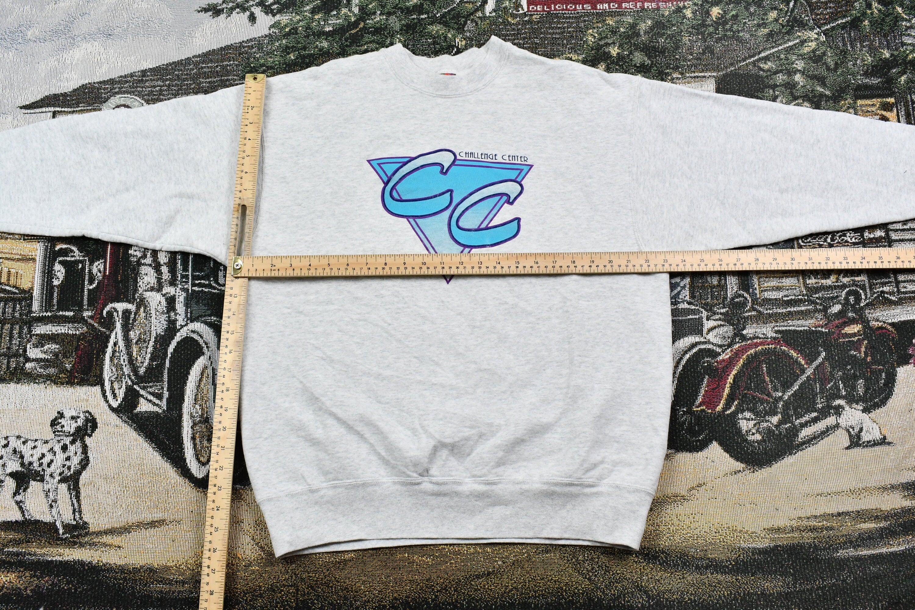 Vintage 1990s Challenge Center Graphic Crewneck