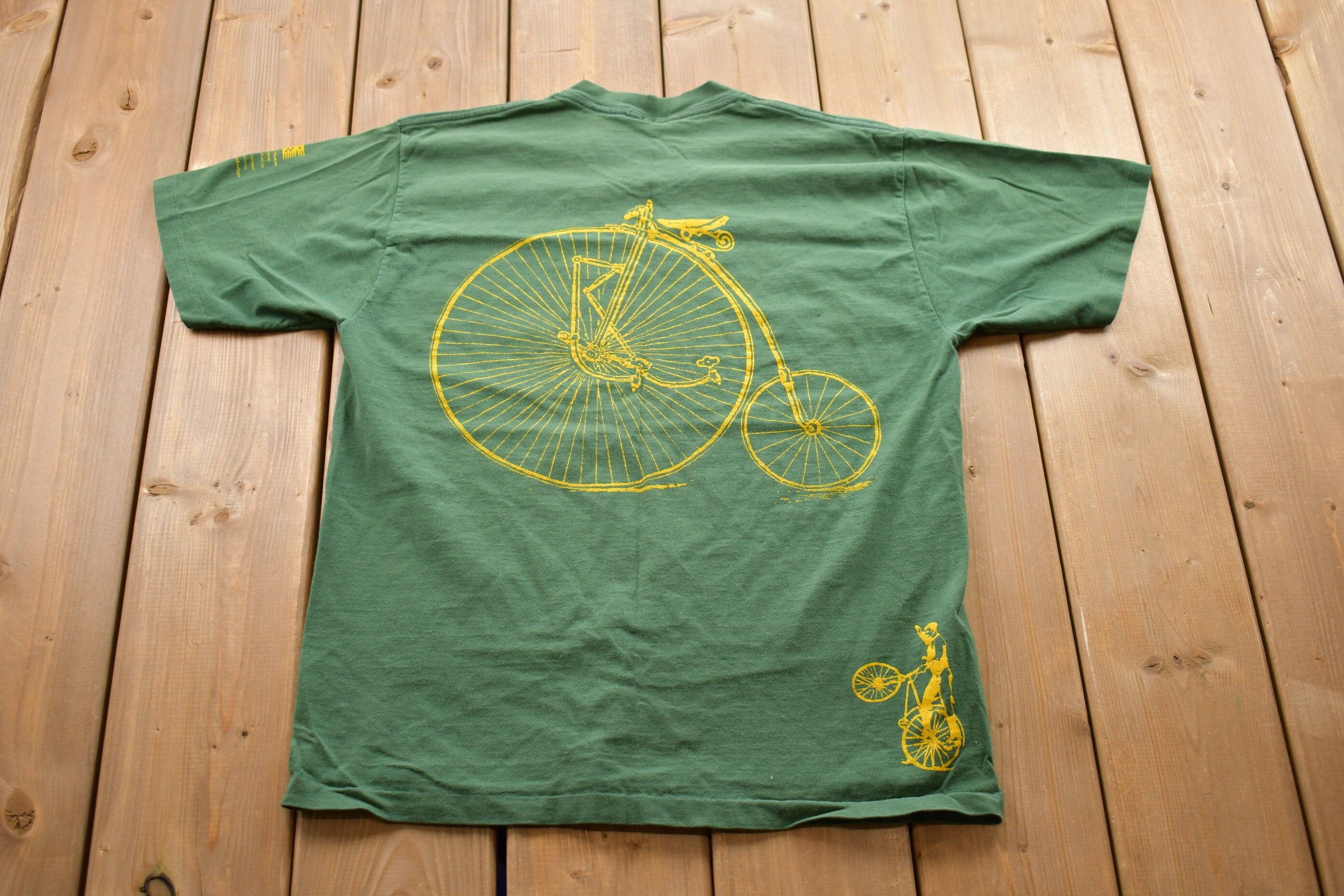 Vintage 1990s Bicycle Graphic T-Shirt