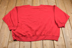 Vintage 1980s NY & Co Plaid Embroidered Crewneck Sweatshirt