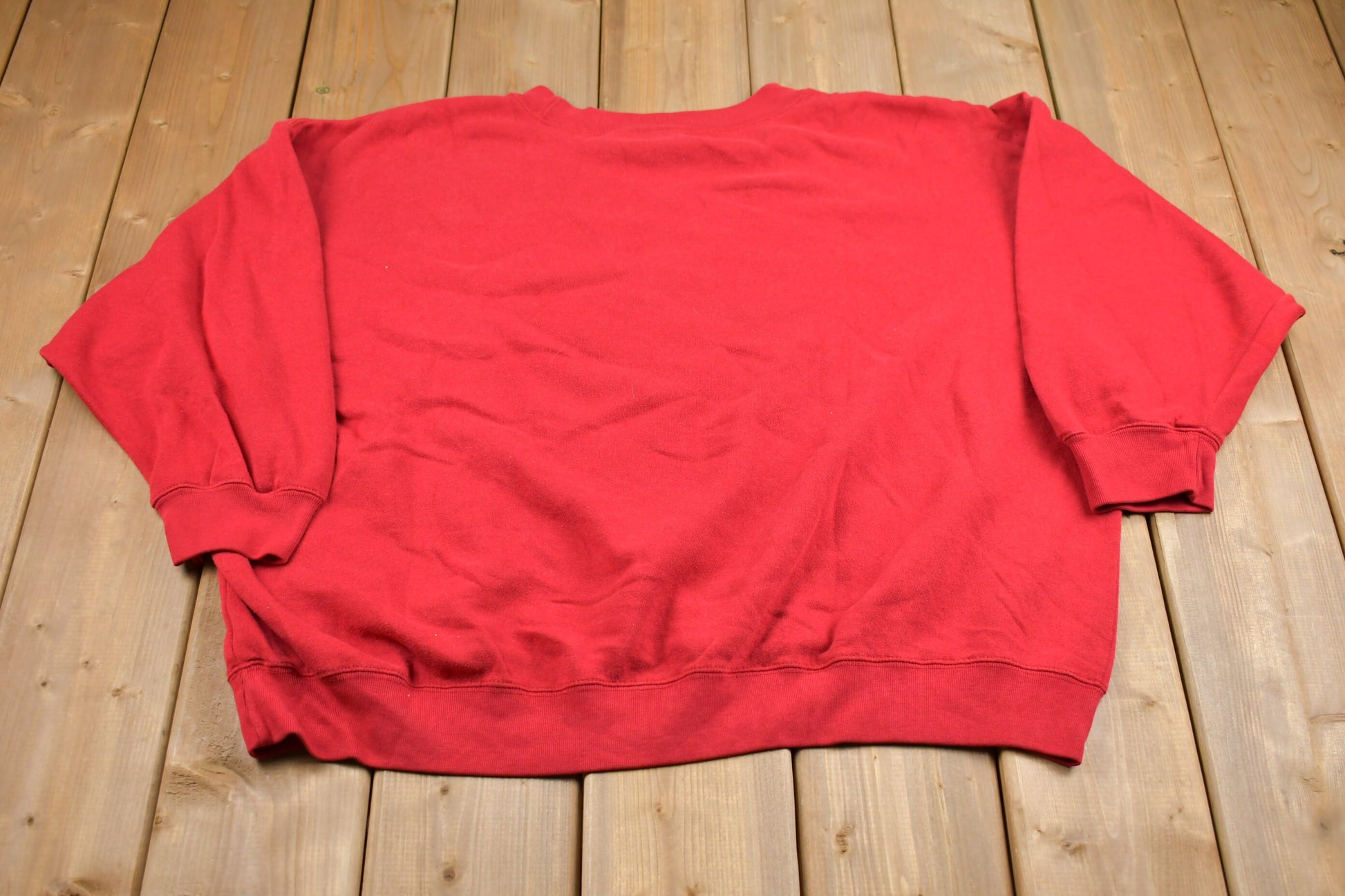 Vintage 1980s NY & Co Plaid Embroidered Crewneck Sweatshirt