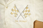 Vintage 1990s Kids Racing "The Winner" Button Up Shirt / Single Stitch / Racing / 90s Streetwear / Athleisure / Sportswear / Made In USA