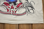 Vintage 1990s Disney Mickey Nouse AOP Sneakers T-Shirt  90s Graphic Tee  Vintage Mickey Mouse  Made In USA  90s Disney Tee