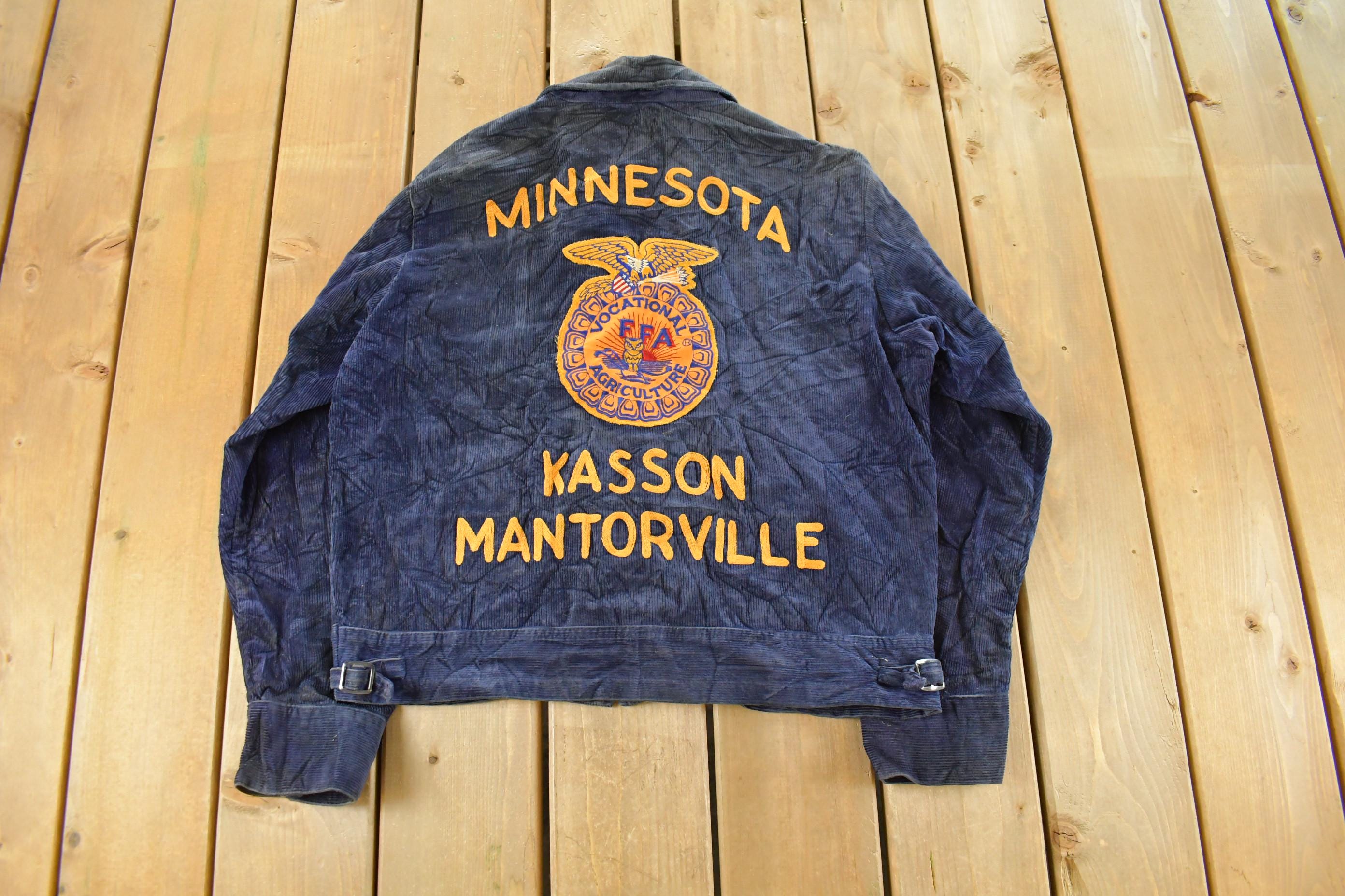 Vintage 1970s FFA Agriculture Education Minnesota Corduroy Jacket Men's M