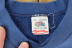Vintage 1990s Read My Lips Noodle Hair Guy Crewneck Sweatshirt