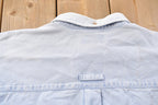 Vintage 1990s Blank Denim Button Up Shirt