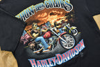 Vintage 1988 Harley Davidson Motorcycles Puerto Rico 3D Emblem T-Shirt