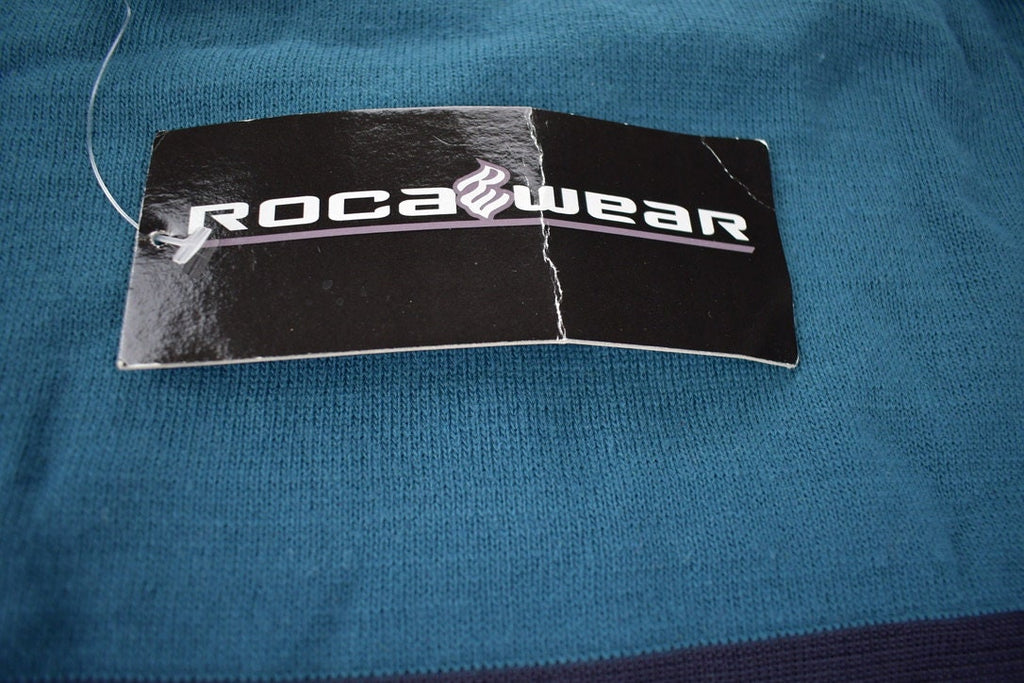 Vintage 1990s Roc A Wear Deadstock Knit Crewneck Sweater Size XL