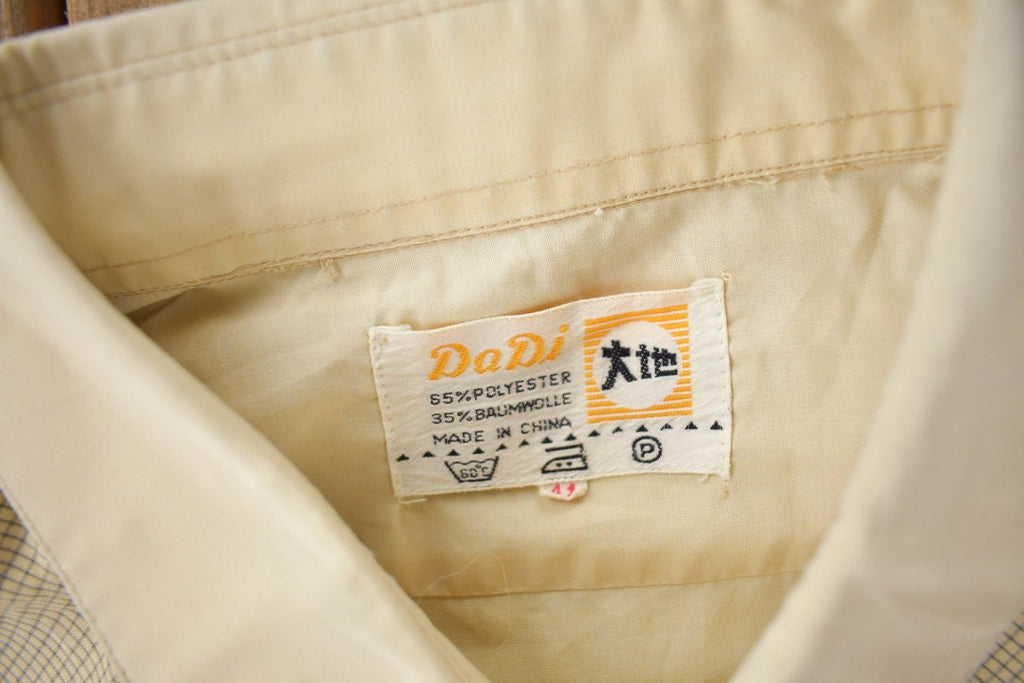 Vintage 1980s DaDi Military Style Blank Button Up Shirt Size XL