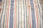 Vintage 1980s Wrangler Cowboy Cut Striped Button Up Shirt