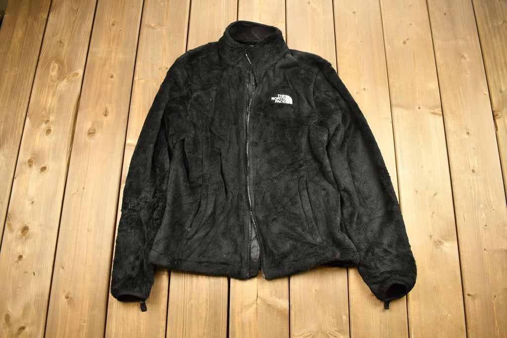 Vintage 1990s The North Face Womens Black Fleece Sweater