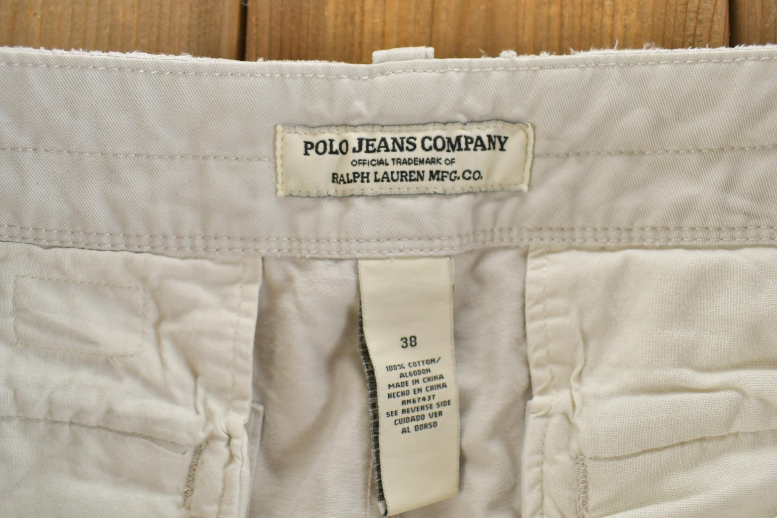 Vintage 1990s Ralph Lauren Polo Jeans Company Cargo Shorts Size 38
