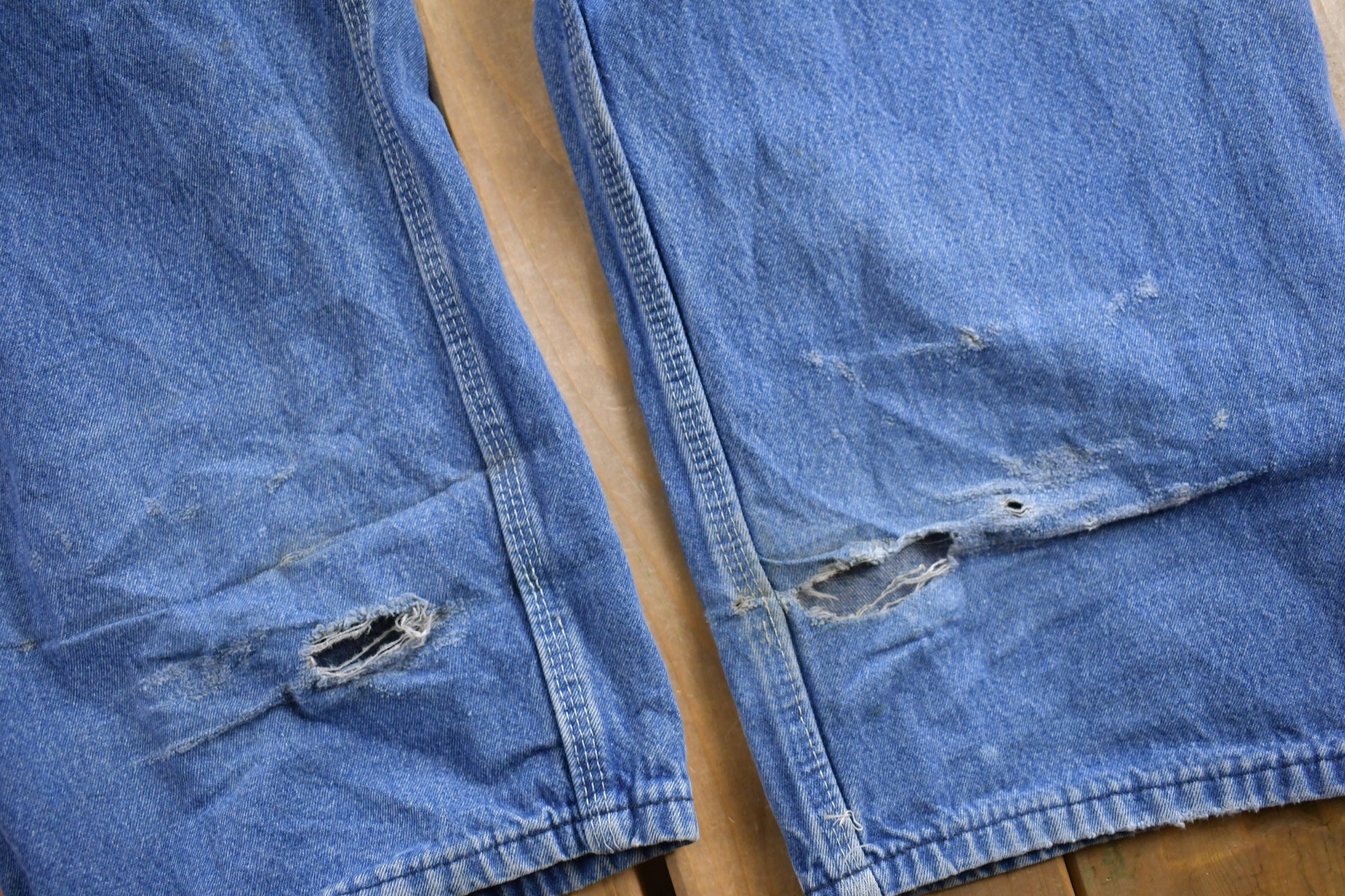 Vintage 1990s KEY Imperial Jean Bib Overalls Size 46 x 32