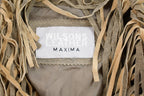 Vintage 1990s Wilsons Leather Maxima Leather Fringe Jacket