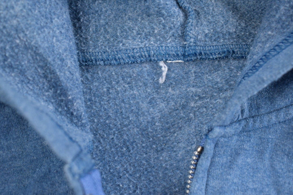 Vintage 1990s Blank Zip Up Hoodie
