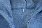 Vintage 1990s Blank Zip Up Hoodie