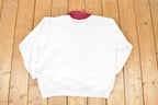 Vintage 1990s Cute Farmhouse Collared Crewneck Sweatshirt Women's XL