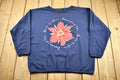 Vintage 1990s Chic Flower Graphic Cute Crewneck Sweater