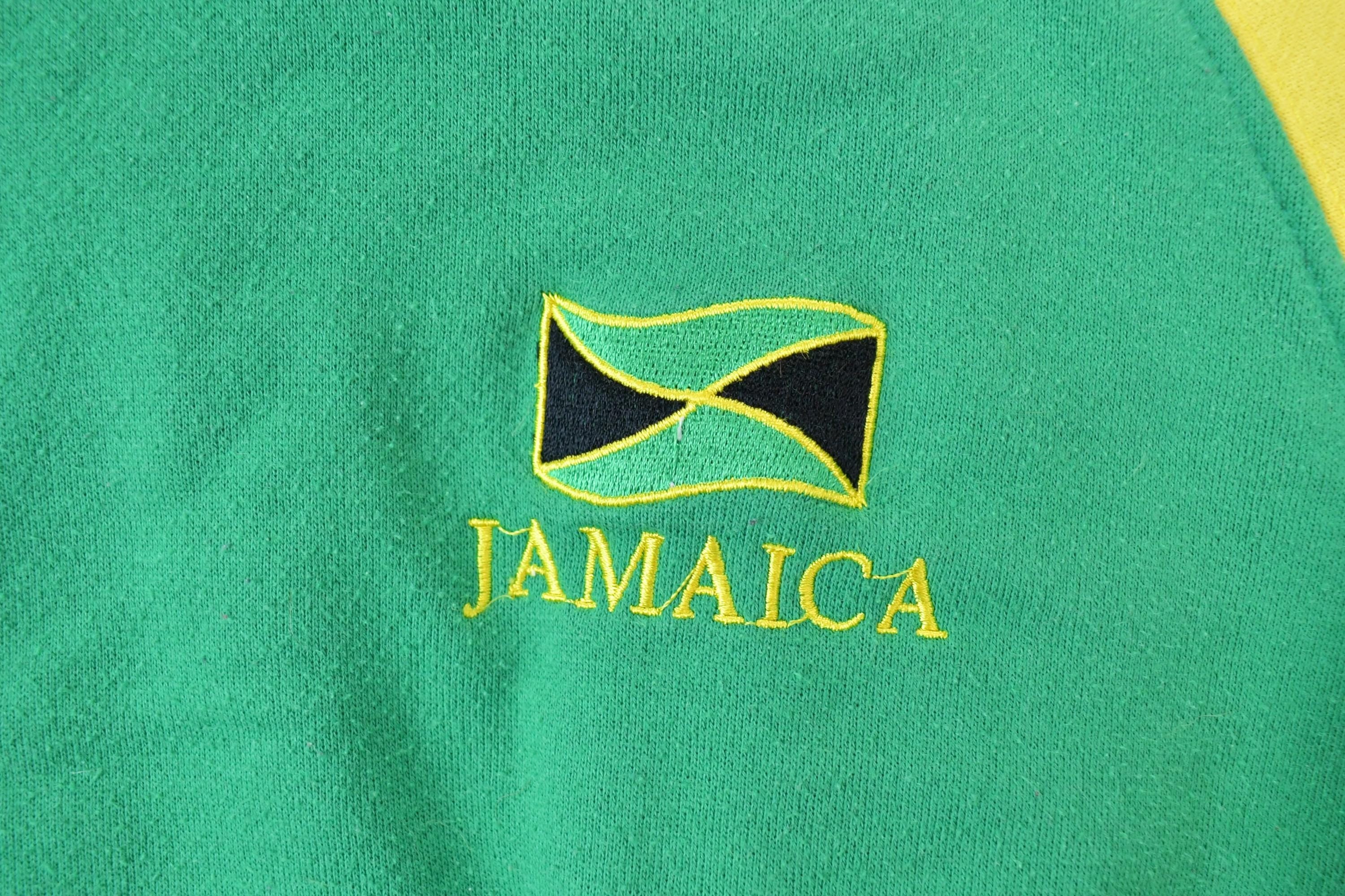 Vintage 1990s Jamaica Reserve Sportswear Hoodie Sweatshirt