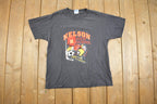 Vintage 1996 Nelson High School Sports Graphic T Shirt Made In USA