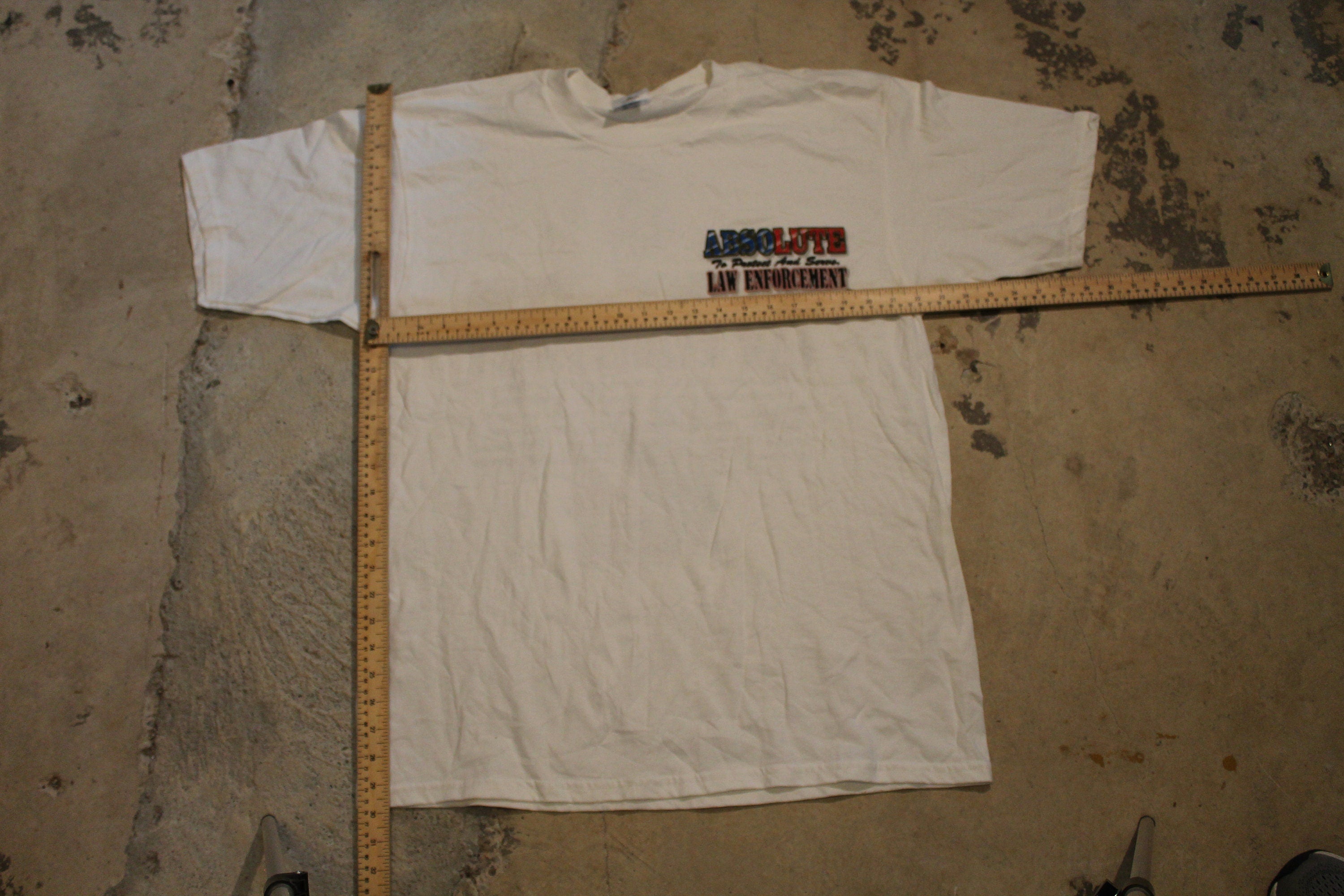 Vintage 1994 Absolute Law Enforcement Graphic T Shirt