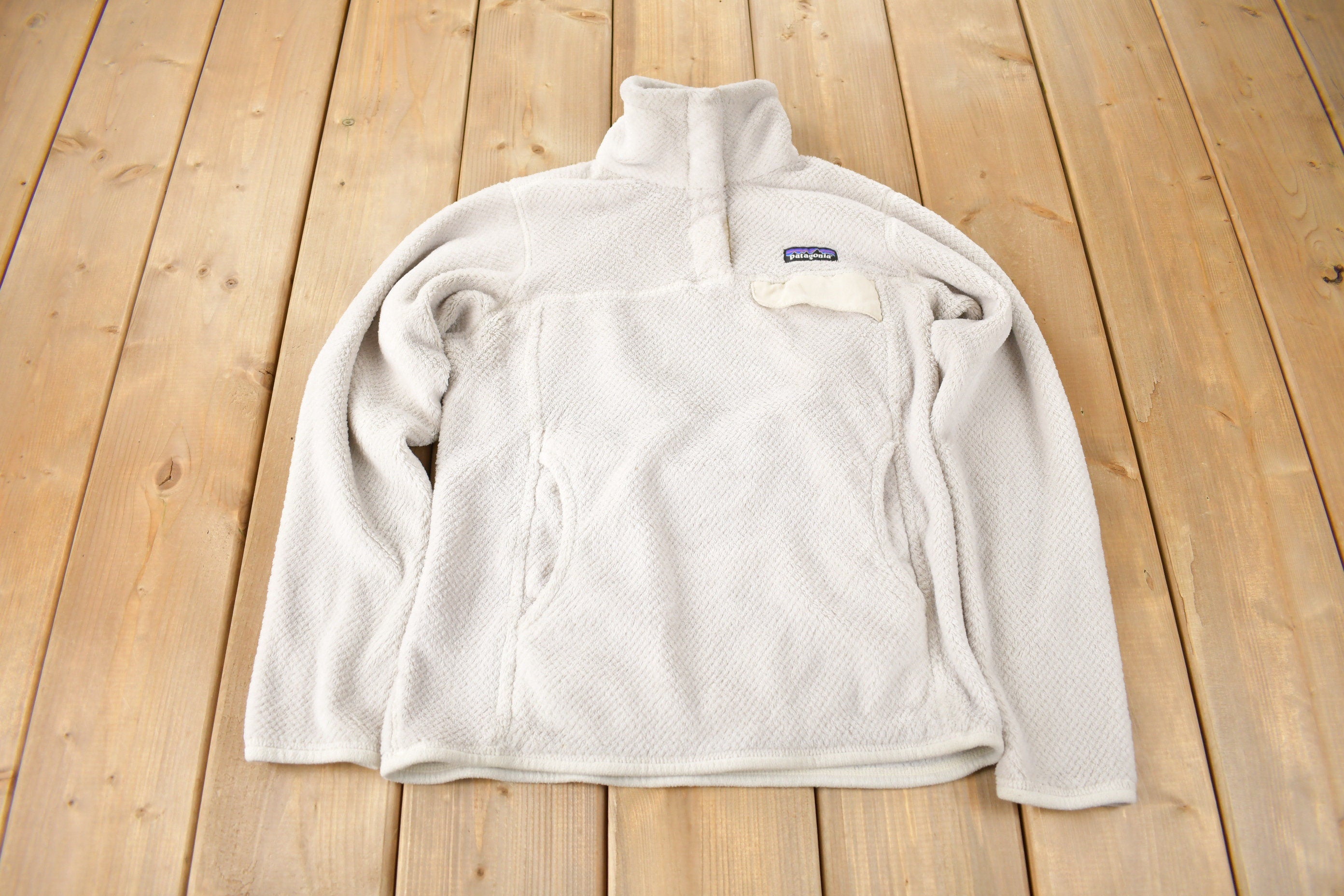 Vintage Y2K Patagonia T Snap Fleece Sweater Size Womens XS