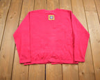 Vintage 1990s Bechamel Patchwork PinkKnit Cardigan Sweater