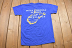 Vintage 1980s Russell Athletic Ellenboro Elementary Graphic T Shirt