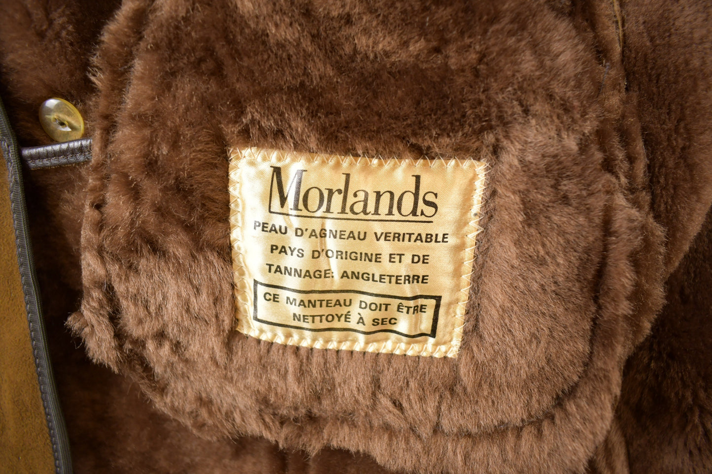 Vintage 1980s Morlands Lambskin Fur Coat / Winter Outerwear / Streetwear / Full Length / Made In England / True Vintage