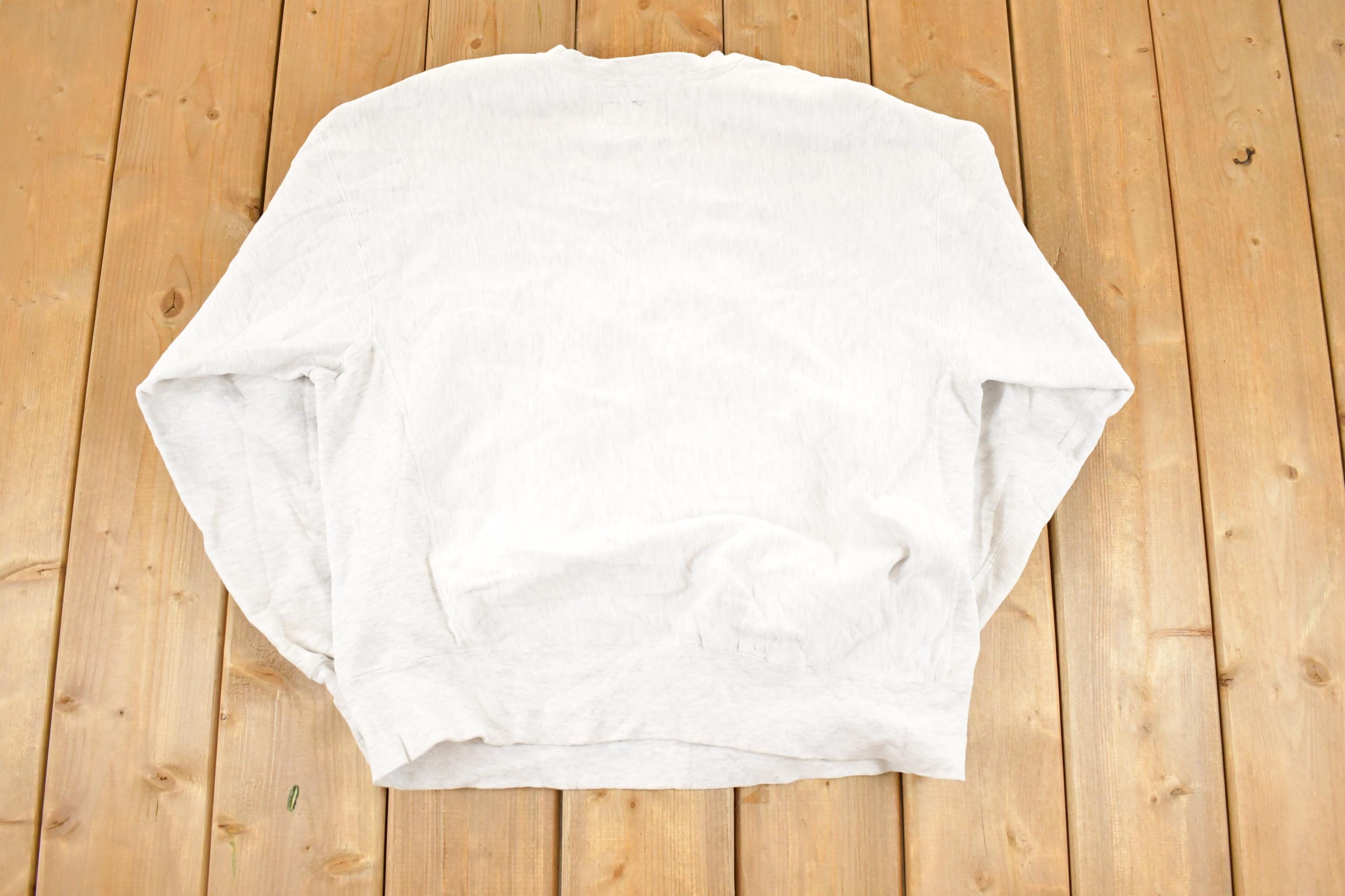 Vintage 1990s Minnesota Bulldog Hockey Cartoon Graphic Print Crewneck Sweatshirt Men's M