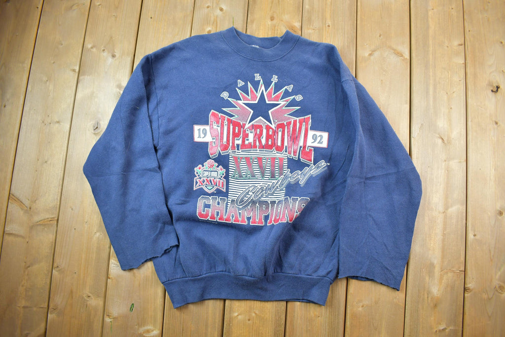 Vintage 1992 Superbowl NFL Crewneck Sweatshirt