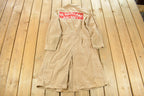 Vintage 1950s De Havilland Aircraft Aviation Shop Coat Light Jacket Men's Small