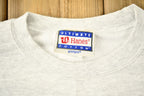 Vintage 1990s Paper Junkie Graphic Crewneck Sweatshirt Hanes Heavyweight / 90s Crewneck / Souvenir / Athleisure / Streetwear
