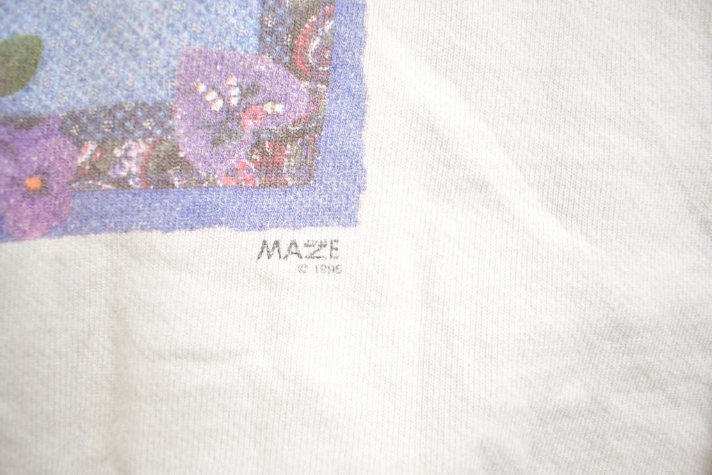 Vintage 1995 Tea Party Theme Crewneck Sweatshirt Made In USA