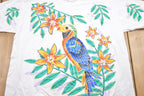 Vintage 1990s Parrot Bird Graphic T-Shirt Streetwear