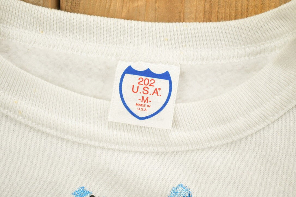 Vintage 1980s Native American Graphic Raglan Crewneck