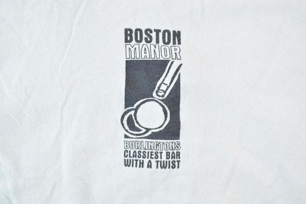 Vintage 1990s Boston Manor Burlington Souvenir T-Shirt / Vintage Streetwear / Vacation Tee / Travel T Shirt