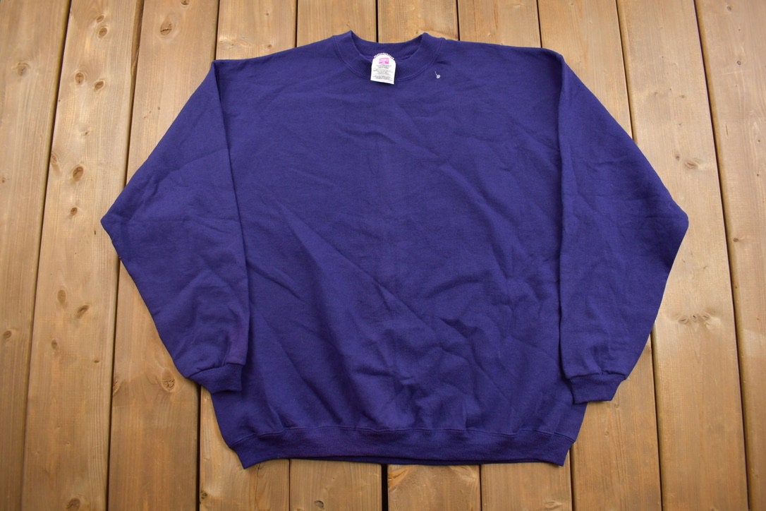 Vintage 1990s Blank Hanes Crewneck Sweatshirt