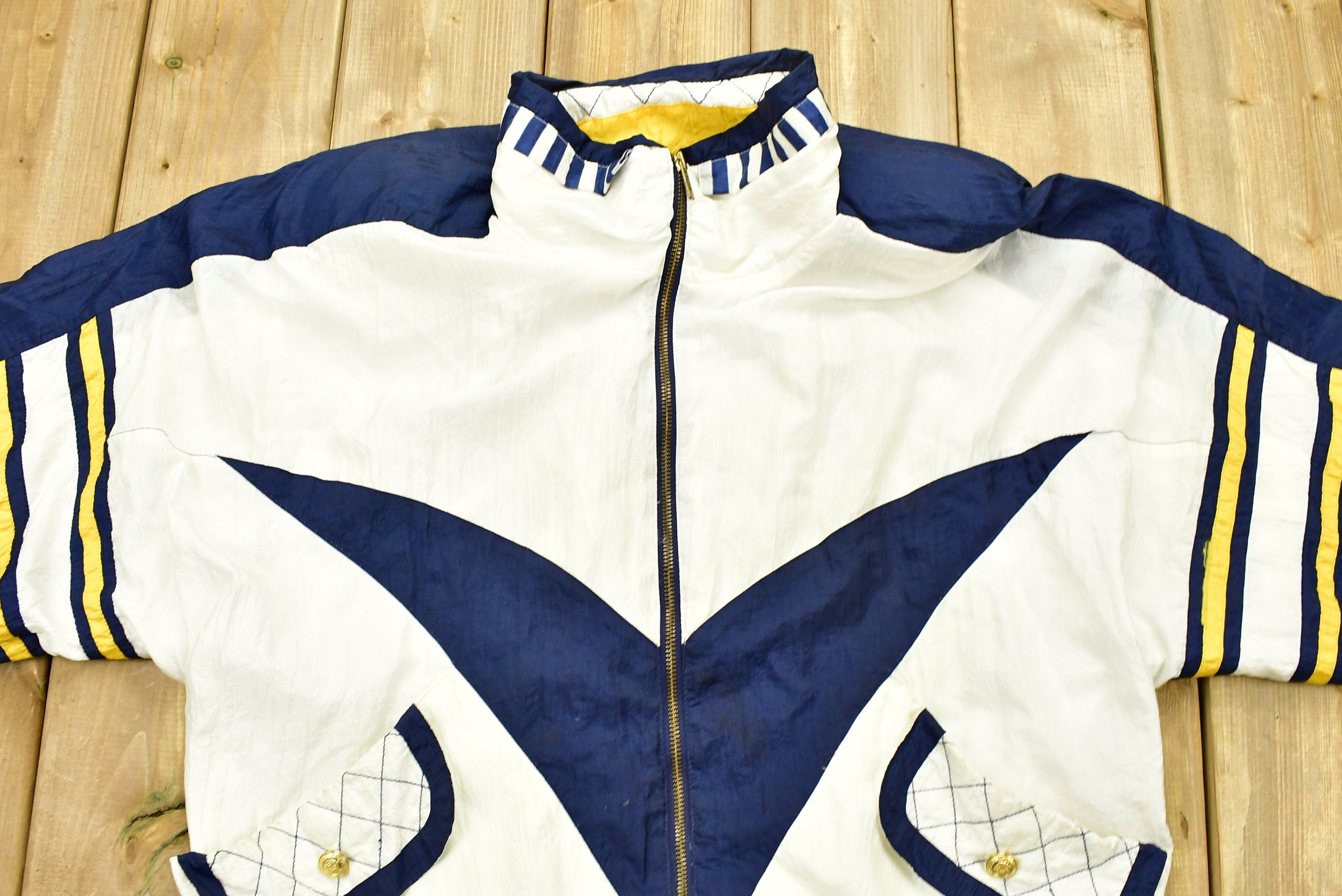 Vintage 1990s Abstract Women's Windbreaker Jacket