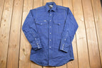 Vintage 1990s Carhartt Western Work Button Up Shirt