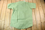 Vintage 1970s Coca Cola Embroidered Button Up Shirt  Union Made In USA  Vintage Workwear  Patchwork  Unitog  Deadstock