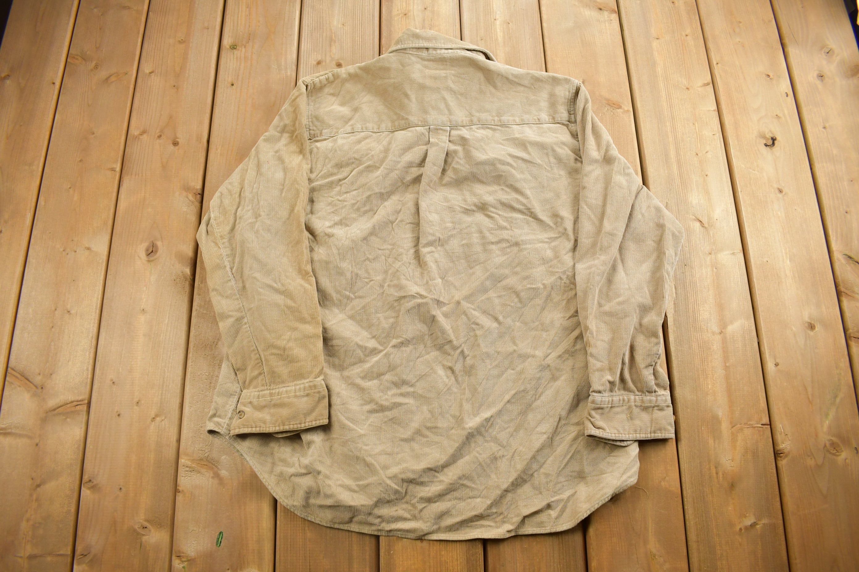 Vintage 1990s Appalachian Trail Cordarouy Blank Button Up Shirt