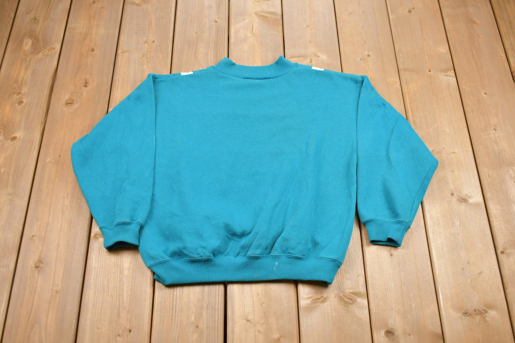 Vintage 1990s Geometric Design Crewneck Sweatshirt