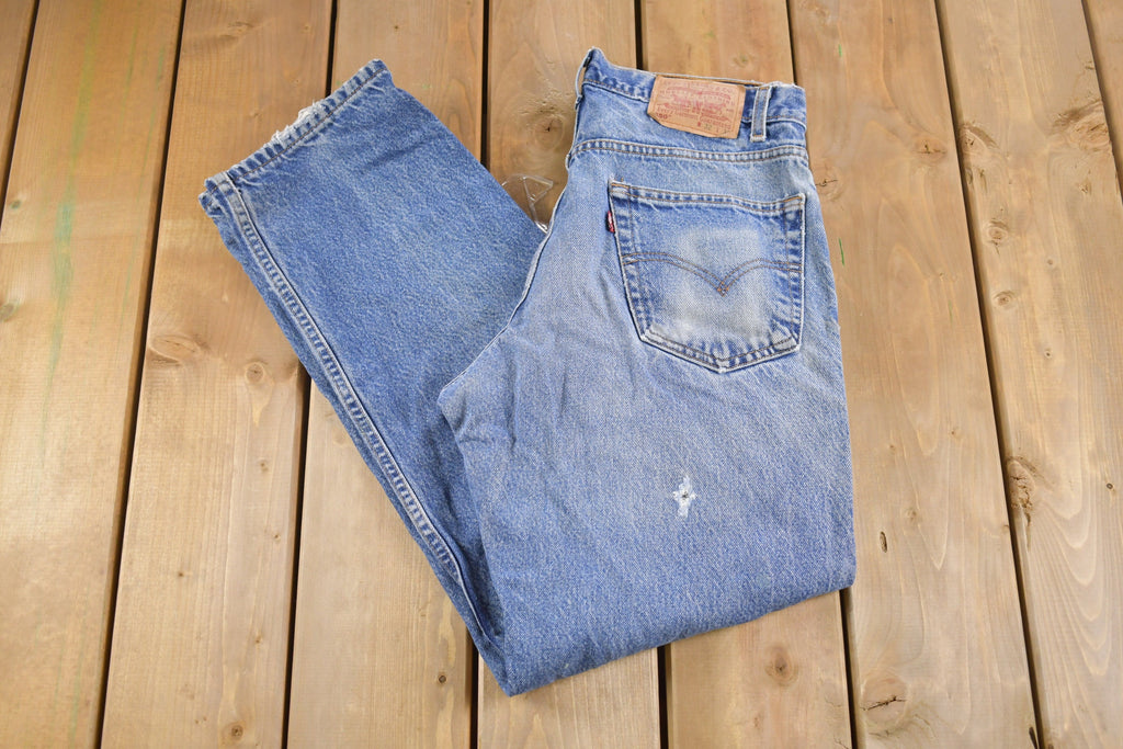 Vintage 1990s Levi's 550 Red Tab Denim Jeans Size 30 x 31