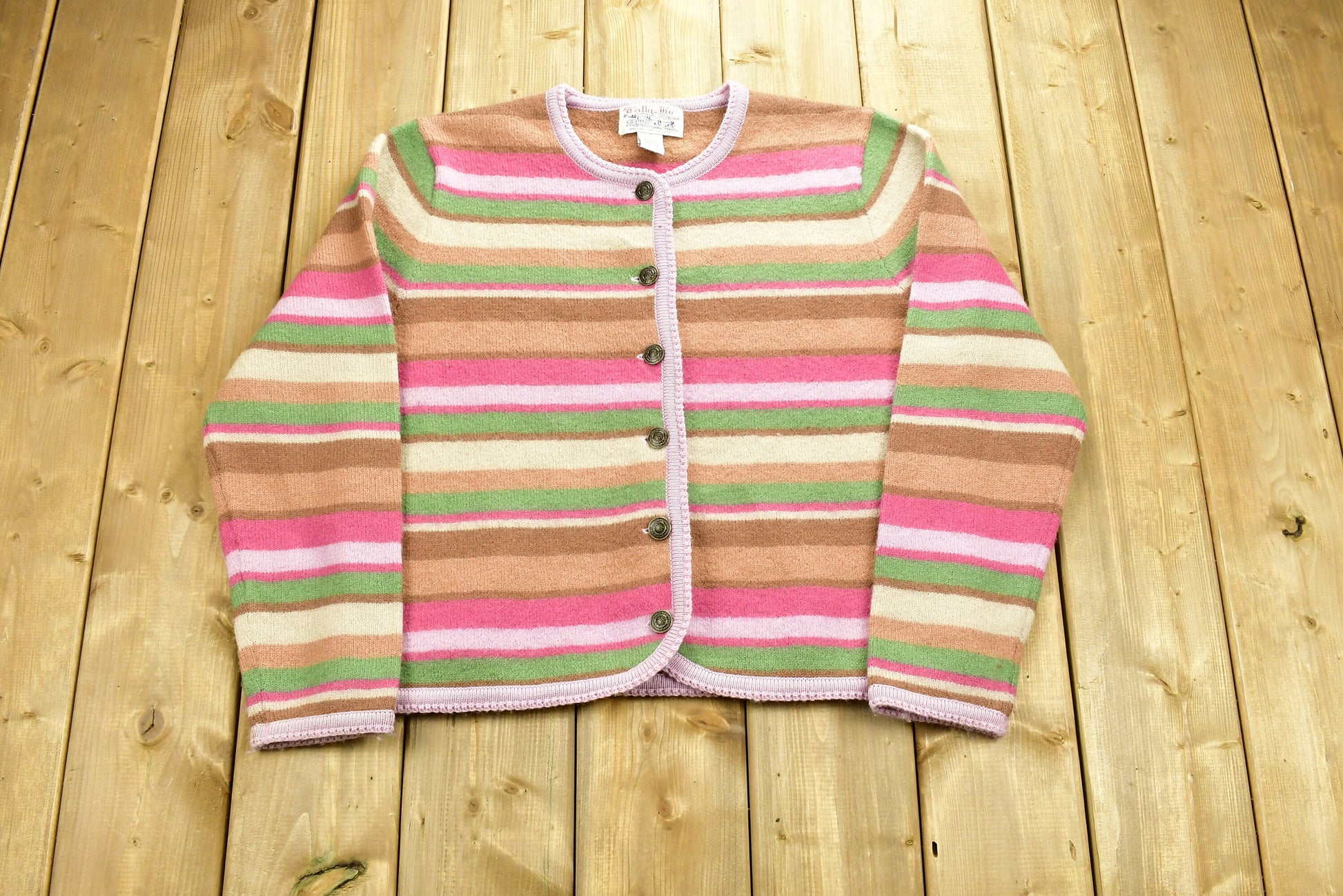 Vintage 1980's 100% Wool Knit Sweater