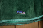 Vintage Patagonia Green Full Zip Cinched Sweatshirt
