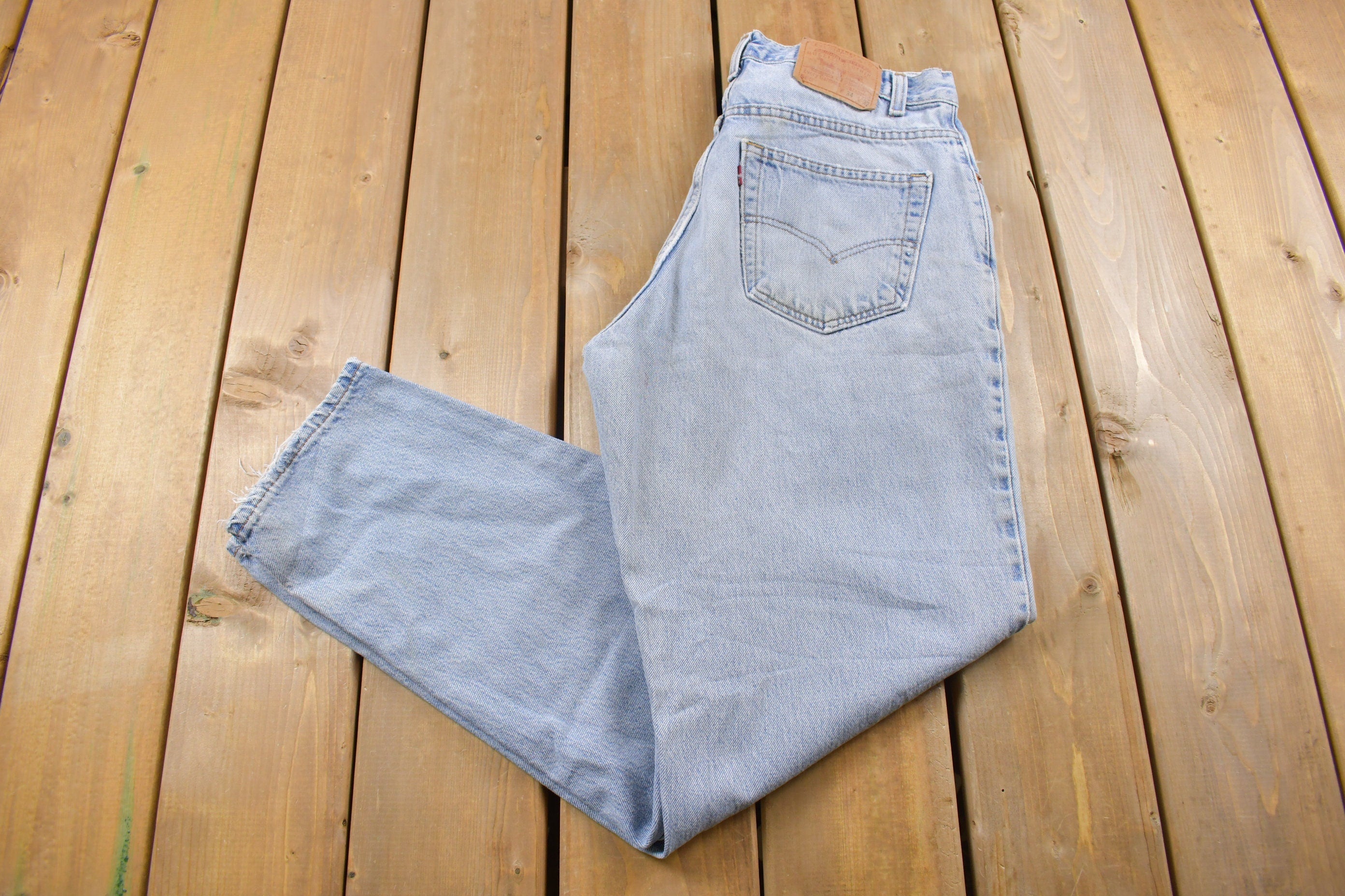 Vintage 1990s Levi's 560 Red Tab Jeans Size 32 x 32