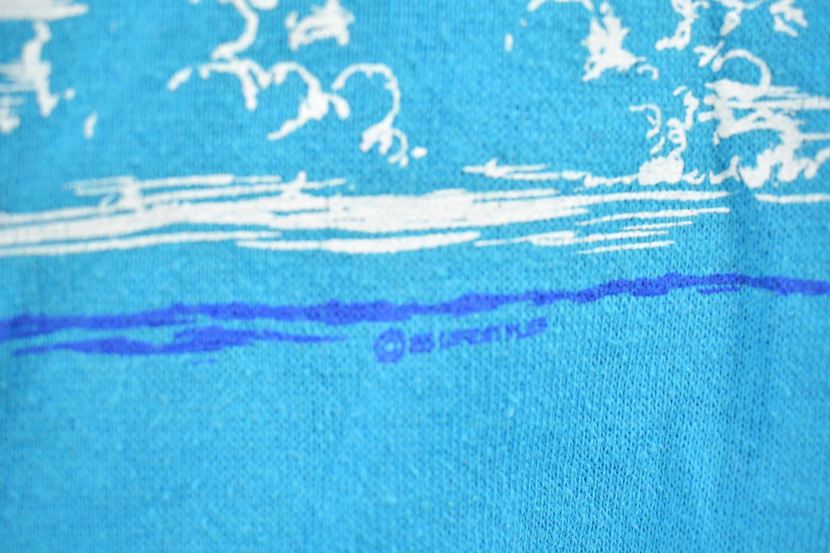 Vintage 1990s California Nautical Theme Crewneck Sweatshirt