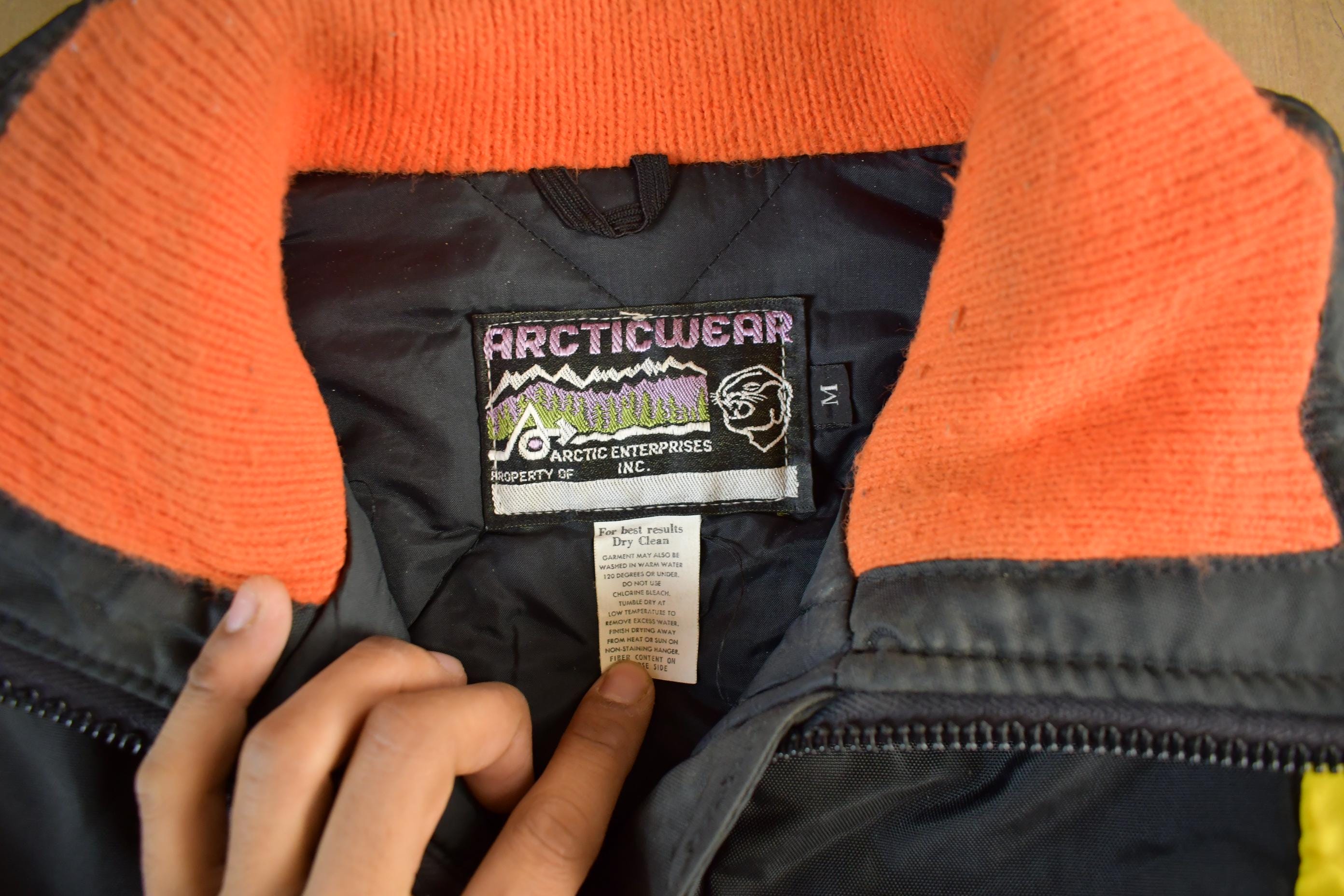 Vintage 1980s Arctic Wear Arctic Cat Racing Jacket Men's Medium