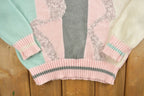 Vintage Spice Of Life Knitted Mock Neck Sweater